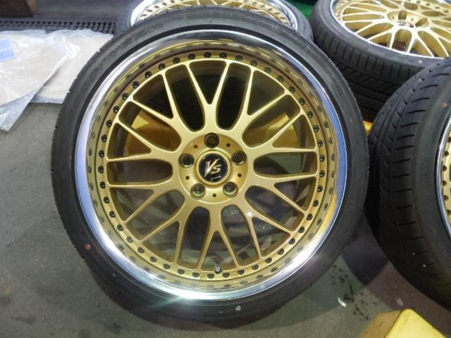 WORK(ワーク) VS(ブイエス) XX ゴールド + GOODYEAR(グッドイヤー) GOODYEAR EAGLE LS EXE