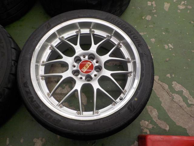 BBS(ビービーエス)  RS-GT  + BRIDGESTONE(ブリヂストン) POTENZA RE-12D