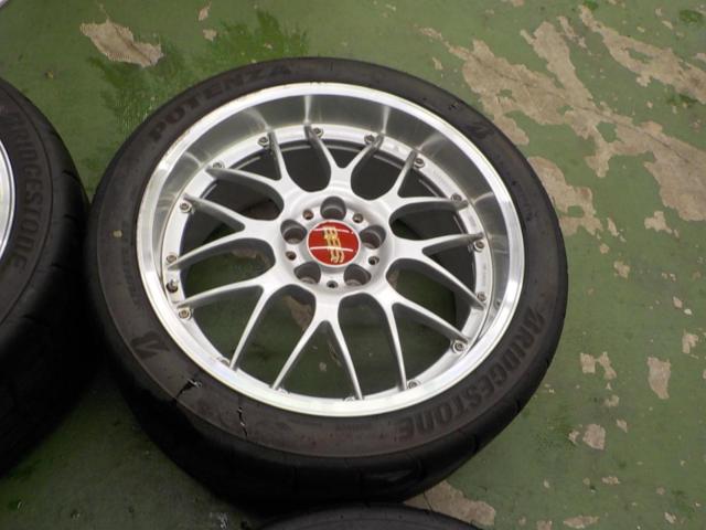 BBS(ビービーエス)  RS-GT  + BRIDGESTONE(ブリヂストン) POTENZA RE-12D