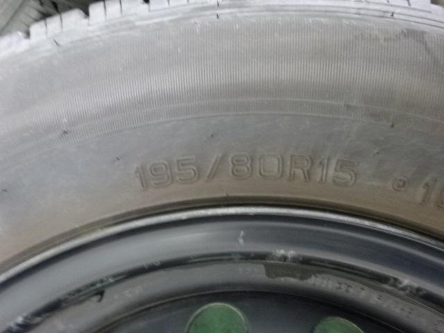 トヨタ純正(TOYOTA)  200系ハイエース 純正スチールホイール  + DUNLOP(ダンロップ) ENASAVE VAN01  4本セット