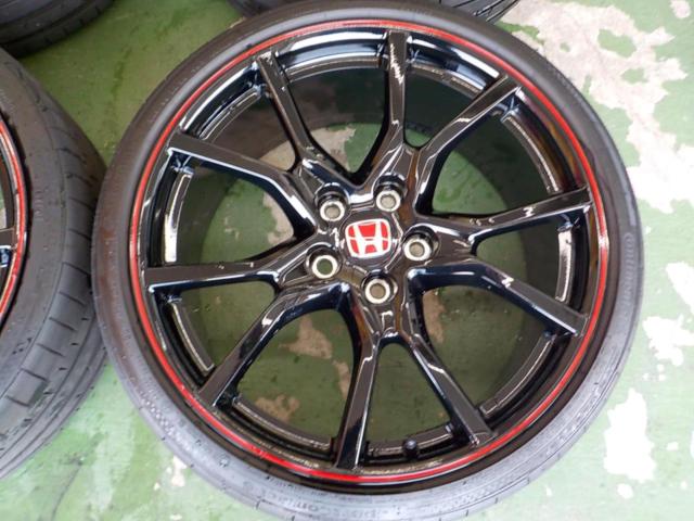 ★☆美品☆★シビック/FK8 TYPE-R 純正アルミホイール  + Continental(コンチネンタル) Sport contact6 245/30ZR20