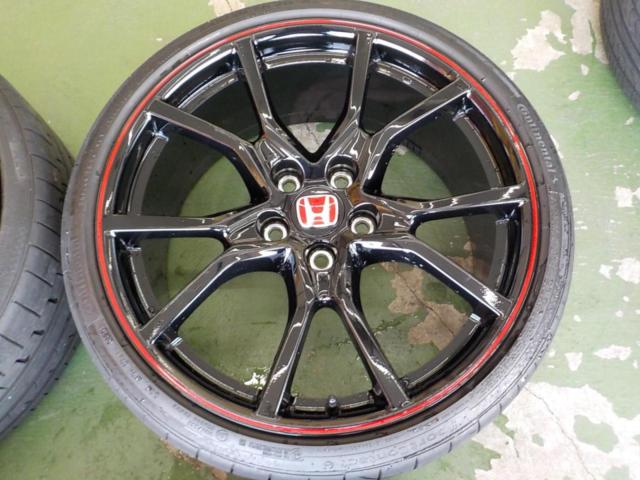 ★☆美品☆★シビック/FK8 TYPE-R 純正アルミホイール  + Continental(コンチネンタル) Sport contact6 245/30ZR20