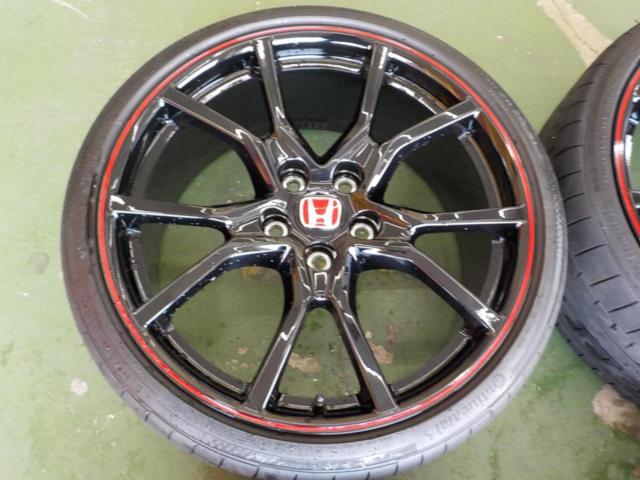 ★☆美品☆★シビック/FK8 TYPE-R 純正アルミホイール  + Continental(コンチネンタル) Sport contact6 245/30ZR20