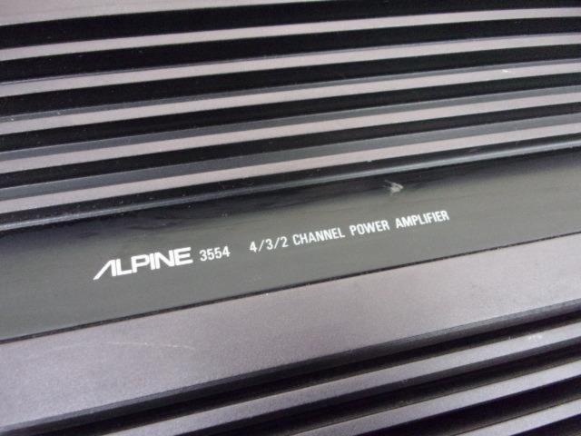 ALPINE 3554 | 中古品 | アップガレージ 山形店 | カー用品 アンプを通販で購入する | 中古カー＆バイク用品の販売ならアップガレージ