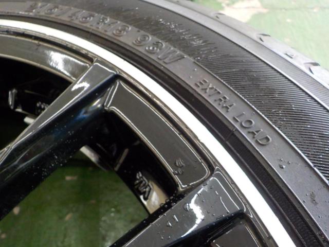 ESTROSA 15本スポークホイール  + YOKOHAMA(ヨコハマ) YOKOHAMA ECOS ES31 215/45R18