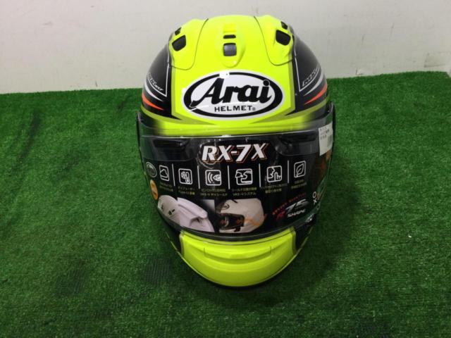 Arai アライ バイク ヘルメット メット フルフェイス おしかっ RX-7X L 