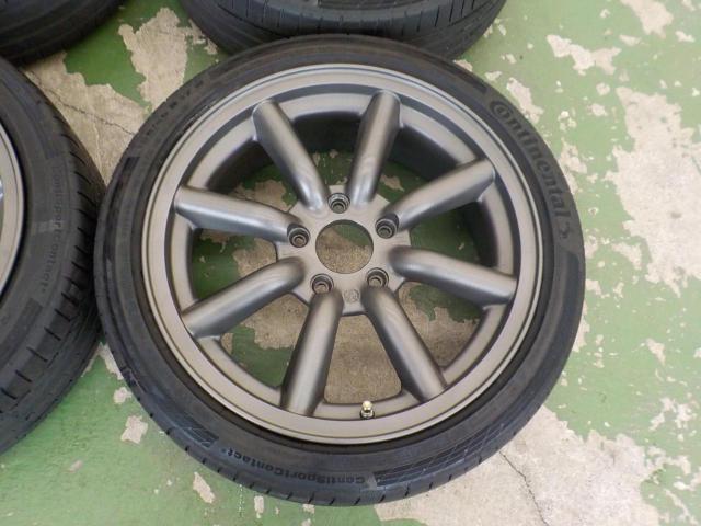 watanabe(ワタナベ) EIGHT SPOKE(エイトスポーク) EIGHT SPOKE (ALUMINUM WHEEL)  + Continental(コンチネンタル) contisport
