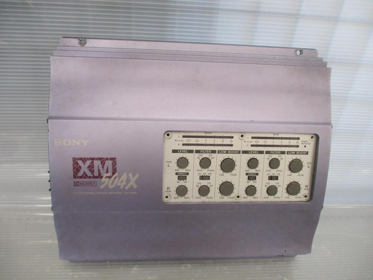 わけあり】SONY XM-504X 4chパワーアンプ | カー用品 アンプを通販で 