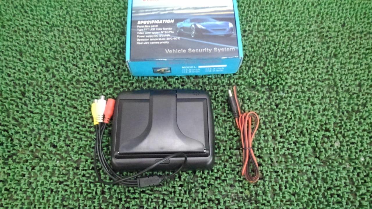 STAND SECURITY TFT MONITOR 4.3インチ リアビューモニター カー用品 モニター・地デジ その他モニターを通販で