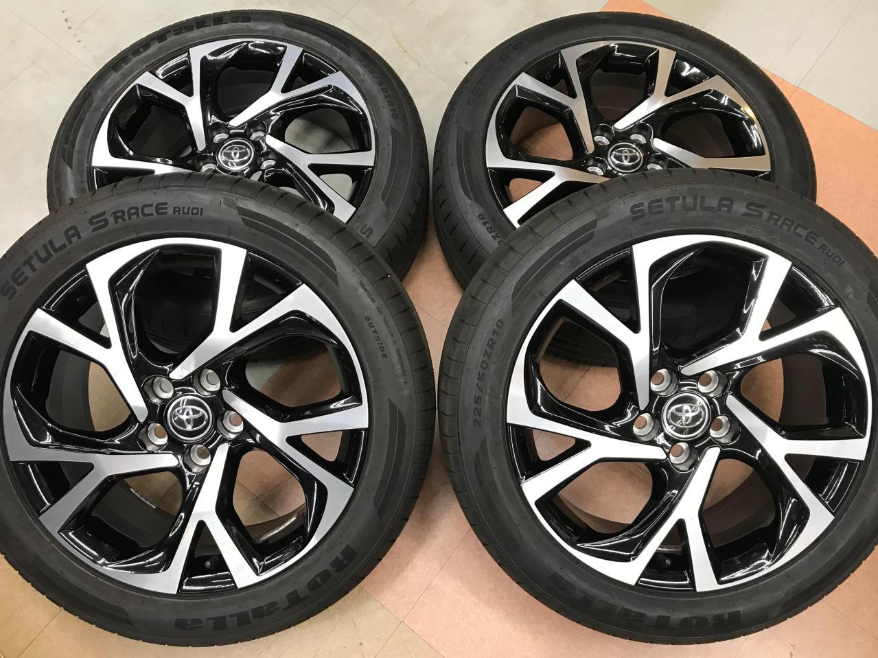 トヨタ純正(TOYOTA) C-HR Gグレード純正ホイール + RoTaLLa SETULA S RACE RU01 | 中古品 | アップ ...