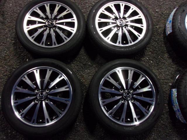 ホンダ純正(HONDA) JF1 N-BOXカスタム純正ホイール + BRIDGESTONE 