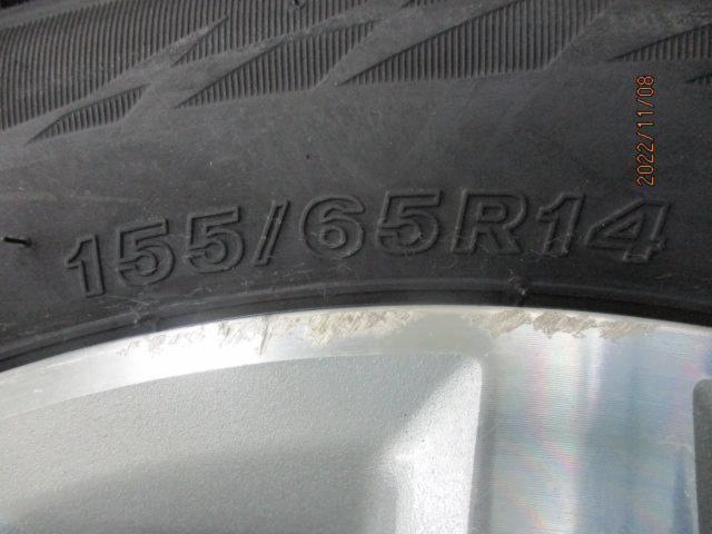 スズキ純正(SUZUKI)  MH21ワゴンR純正ホイール    + BRIDGESTONE(ブリヂストン) BLIZZAK VRX2