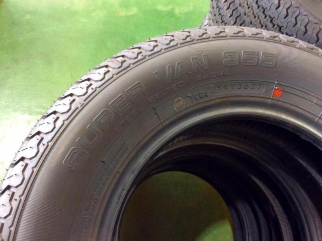 YOKOHAMA SUPERVAN 355 145/80R12 80/78N LT 新車外し | カー用品 