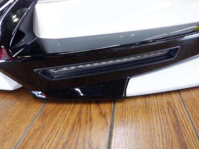 30アルファード TRDフロントスポイラーLED付き 割れ無し キズあり（30 
