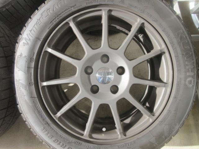 RX2004-3543S TARGA TECMAG Type 211R マットガンメタリック + KUMHO WINTERCRAFT ice Wi61 4本セット