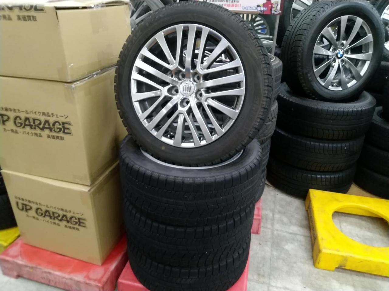 トヨタ純正(TOYOTA) 210系クラウンマジェスタ純正ホイール + 