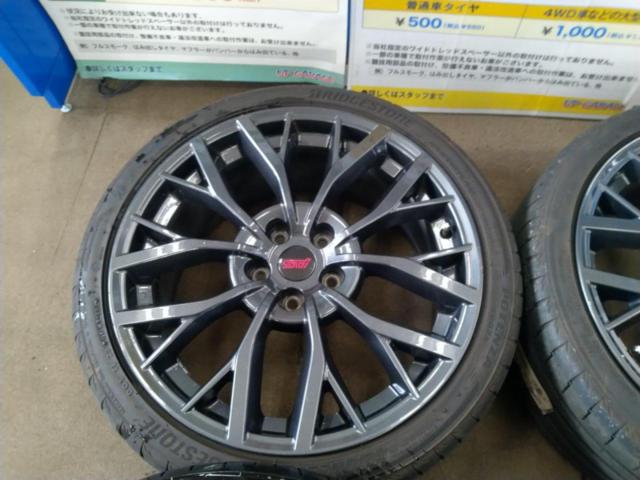 スバル WRX STI/VAB後期純正ホイール+BRIDGESTONE POTENZA S007A 