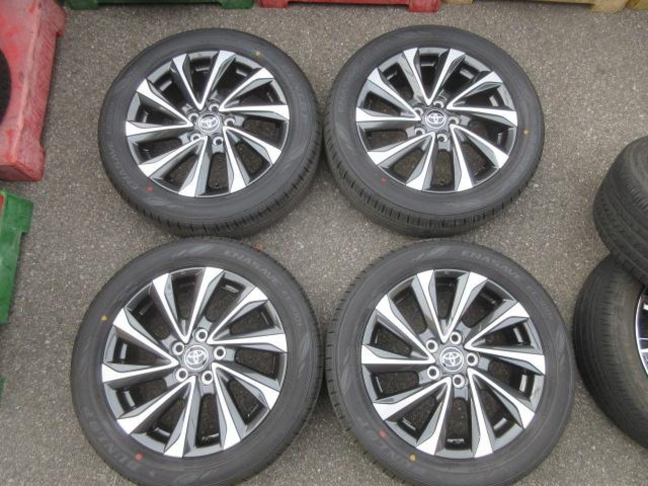 トヨタ純正(TOYOTA) ZWR90W MZRA90W ノア-S ヴォクシーZ純正17インチアルミホイール + DUNLOP(ダンロップ ...