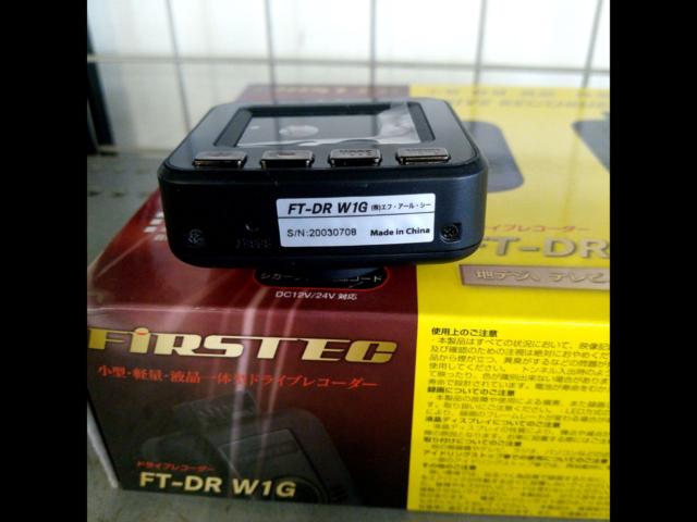FIRSTED FT-DR W1G ドライブレコーダー | 中古品 | アップガレージ 横浜町田総本店 | カー用品 カーAVアクセサリー ...