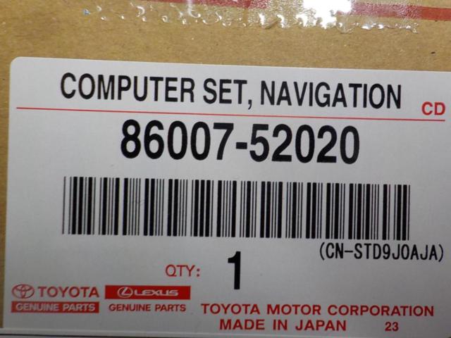 TOYOTA T-Connect ナビキット 品番:86007-52020 | カー用品 カーAV 