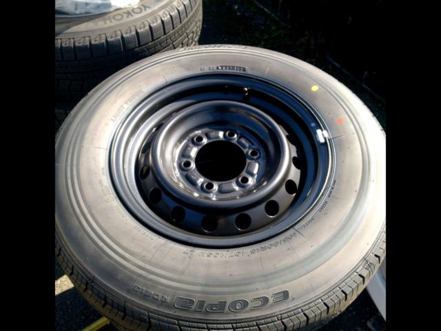 トヨタ純正 ハイエース6型純正スチールホイール + BRIDGESTONE ECOPIA 