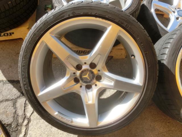(店内)輸入車純正  ベンツSLクラス AMG R231純正 5本スポークホイール   + YOKOHAMA(ヨコハマ) ADVA