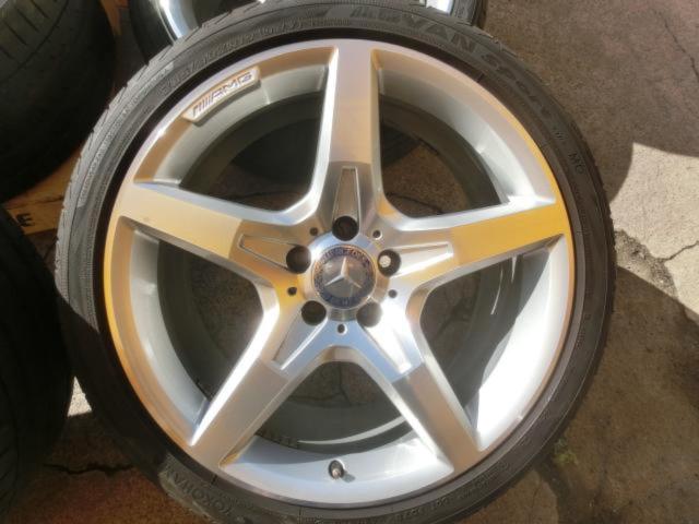 (店内)輸入車純正  ベンツSLクラス AMG R231純正 5本スポークホイール   + YOKOHAMA(ヨコハマ) ADVA