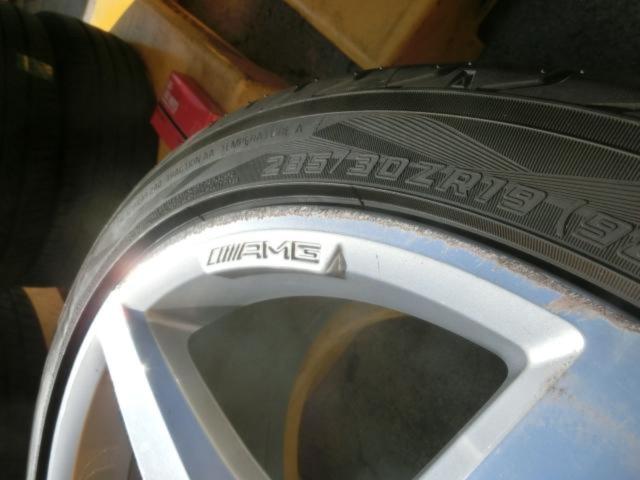 (店内)輸入車純正  ベンツSLクラス AMG R231純正 5本スポークホイール   + YOKOHAMA(ヨコハマ) ADVA