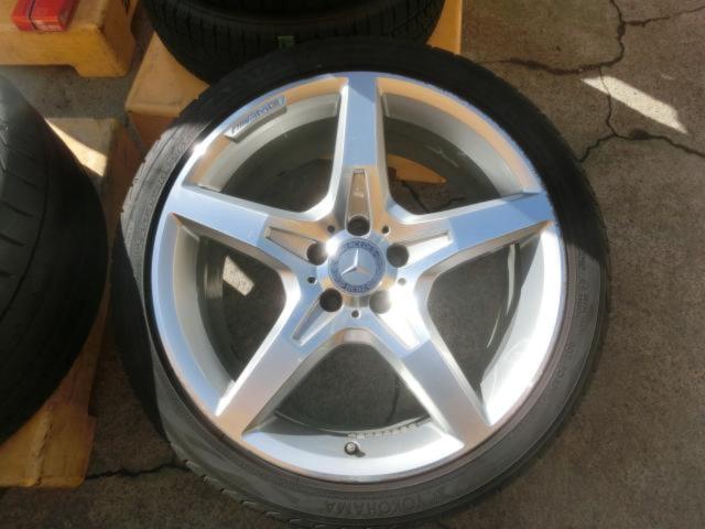 (店内)輸入車純正  ベンツSLクラス AMG R231純正 5本スポークホイール   + YOKOHAMA(ヨコハマ) ADVA