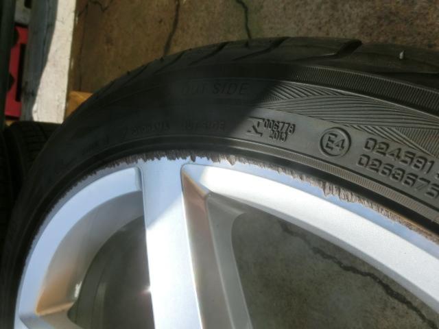 (店内)輸入車純正  ベンツSLクラス AMG R231純正 5本スポークホイール   + YOKOHAMA(ヨコハマ) ADVA