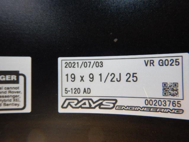 RAYS(レイズ) VOLK RACING(ボルク レーシング) G025  + YOKOHAMA(ヨコハマ) ADVAN SPORT V105