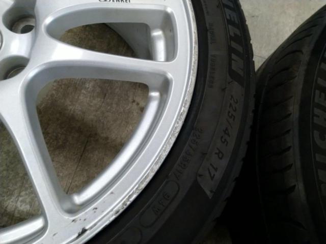 三菱 ランサーエボリューションⅨ・9/CT9A 純正ホイール+MICHELIN 