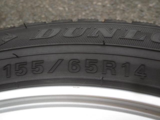 ダイハツ純正 タント 14インチ + DUNLOP WINTERMAXX WM02 155/65-14 