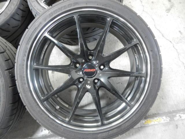 RX2304-465S RAYS VOLK RACING G25  + DUNLOP DIREZZA DZ102(2本) + ZⅢ(2本) 4本セット