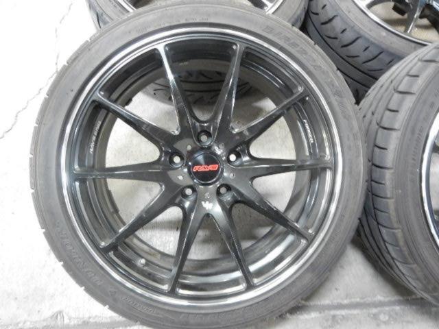 RX2304-465S RAYS VOLK RACING G25  + DUNLOP DIREZZA DZ102(2本) + ZⅢ(2本) 4本セット