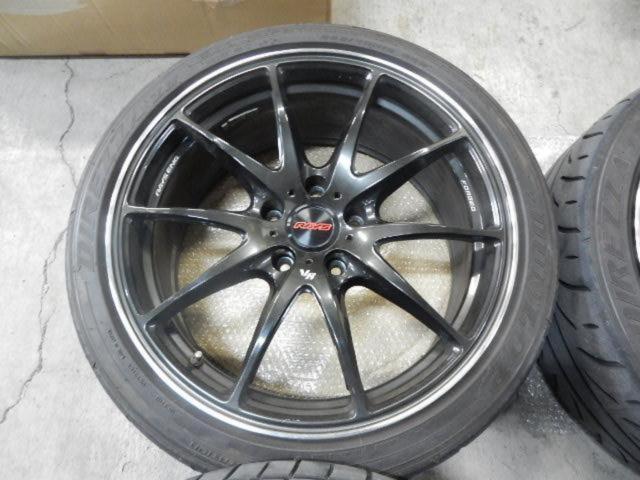 RX2304-465S RAYS VOLK RACING G25  + DUNLOP DIREZZA DZ102(2本) + ZⅢ(2本) 4本セット