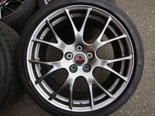 スバル純正(SUBARU)  WRX STi純正OP BBS RG523  + YOKOHAMA(ヨコハマ) ADVAN Sport V105