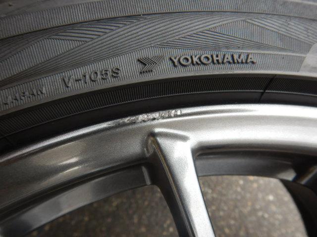 スバル純正(SUBARU)  WRX STi純正OP BBS RG523  + YOKOHAMA(ヨコハマ) ADVAN Sport V105