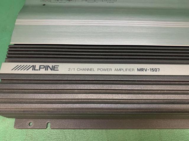 値下げ!】ALPINE(アルパイン) [MRV-1507] 450W+450Wロー 