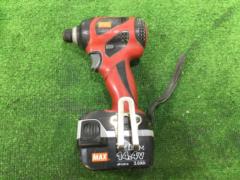 【値下げしました】MAX(マックス) [PJ-1D143] 14.4V 充電式ブラシレスインパクトドライバ (レッド) 1セット