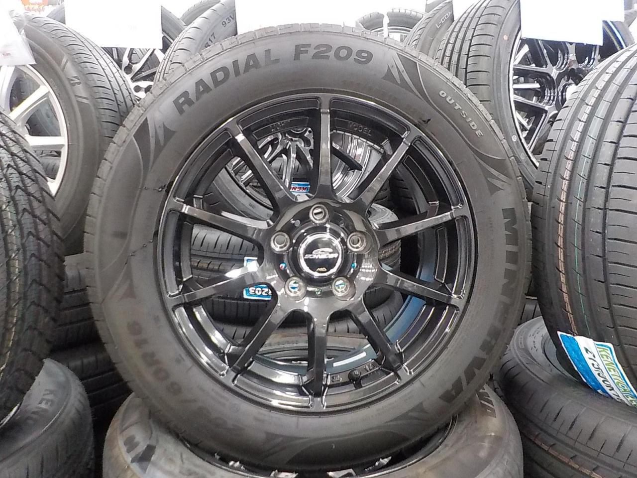 【☆試着無料☆】A-TECH SCHNEIDER StaG + MINERVA F209 | カー用品 タイヤホイールセット 16インチタイヤ ...