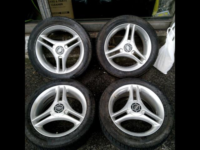 【ホイールのみ4本】PIAA ツイン3本スポークホイール