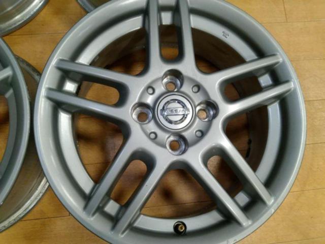 日産純正(NISSAN) K12/マーチ 12SR後期純正ホイール | やや傷や汚れ 