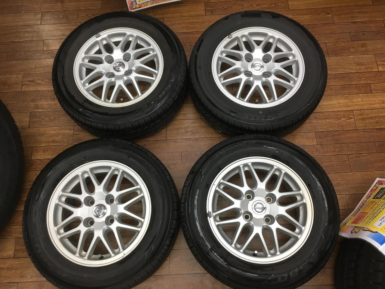 日産純正(NISSAN) 180SX純正ホイール + YOKOHAMA(ヨコハマ) A580 