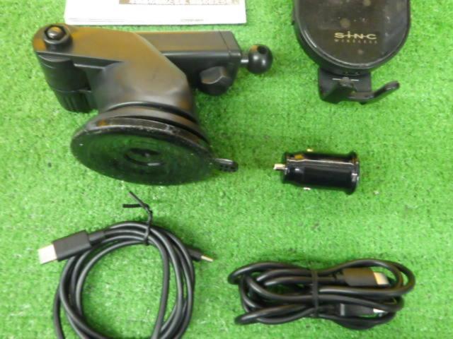 SEIWA オートワイヤレスQiスマホホルダーD599 吸盤タイプ