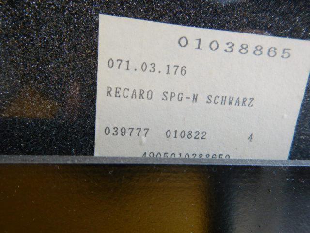 RX2305-1020 RECARO SPG-N SCHWARZ