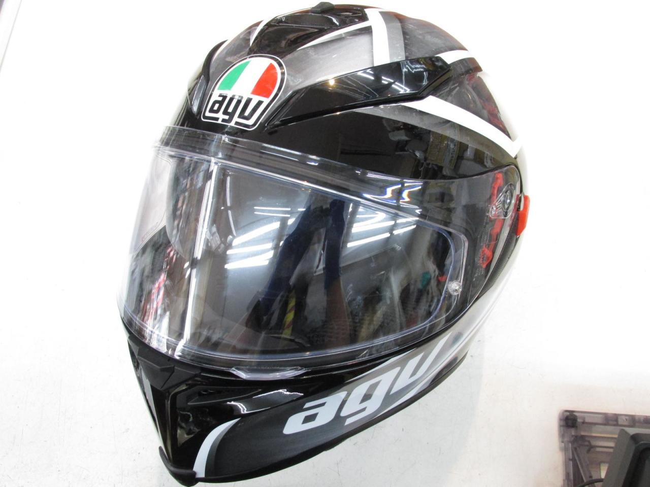 AGV K5 S Casco Modulare Moto – Multicolore Tempest Black/Silver – Leggero Con Visierino Solare
