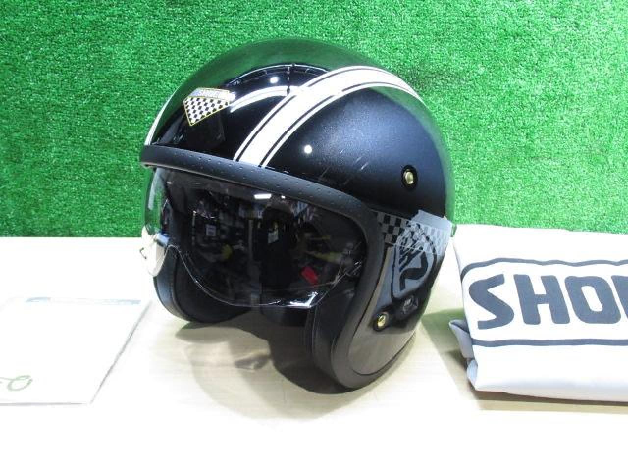 美品SHOEI ショウエイ ジェットヘルメット J.O 黒（SHOEI ショウエイ 