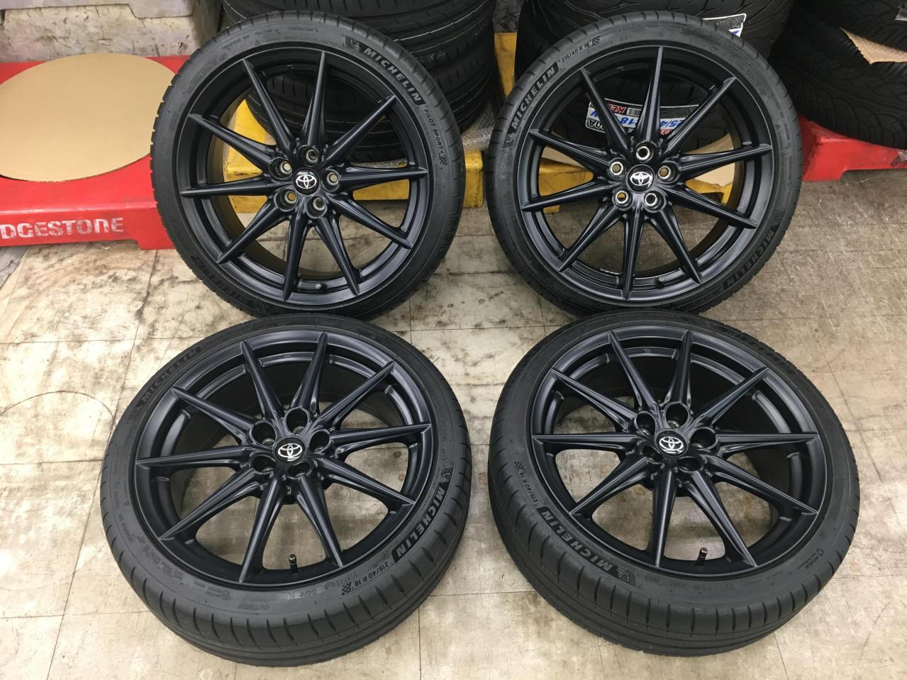 トヨタ純正(TOYOTA) ZN8/GR86 RZグレード 純正ホイール + MICHELIN 