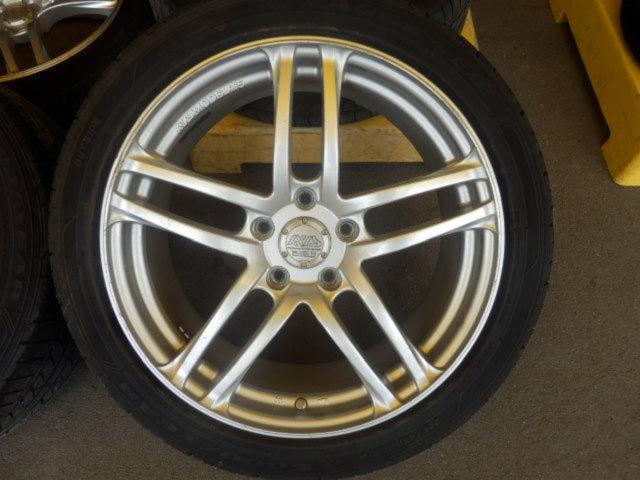 YOKOHAMA(ヨコハマ) AVS(エーブイエス) MODEL T5 シャインシルバー + GOODYEAR(グッドイヤー) EAGLE LS EXE